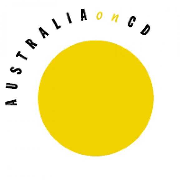 Logo of Australia on CD