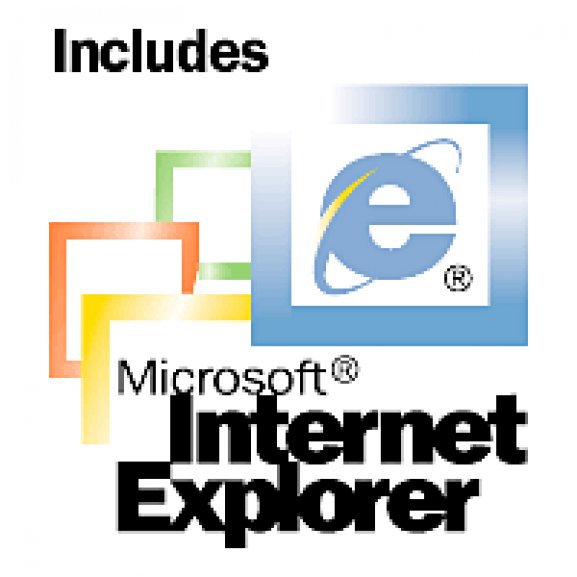 Logo of Microsoft Internet Explorer 5 Included