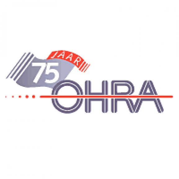 Logo of OHRA 75 jaar