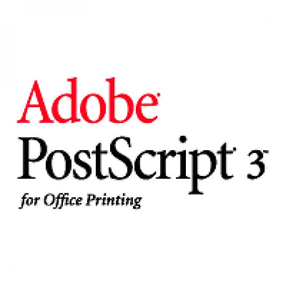 Logo of Adobe PostScript 3