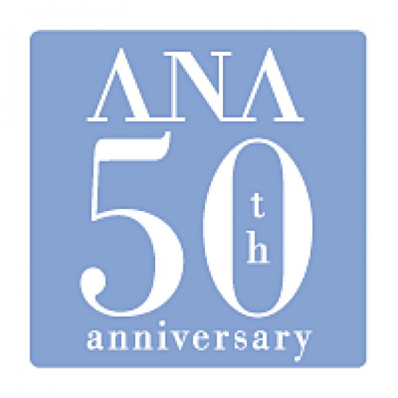 Logo of ANA 50th anniversary
