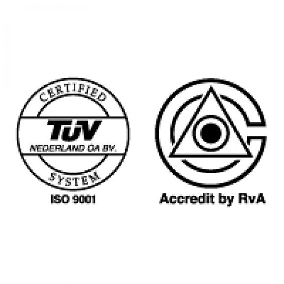 Logo of ISO 9001 VCA / TUV