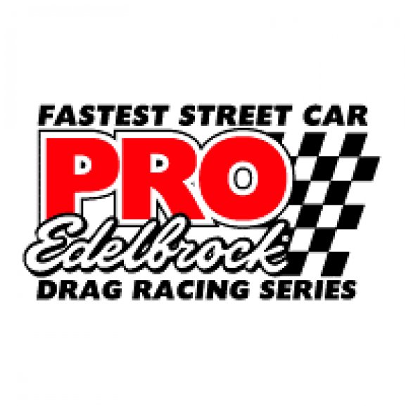 Logo of PRO-Edelbrock Drag Racing Series