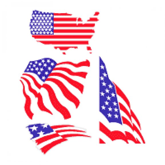 Logo of US flags