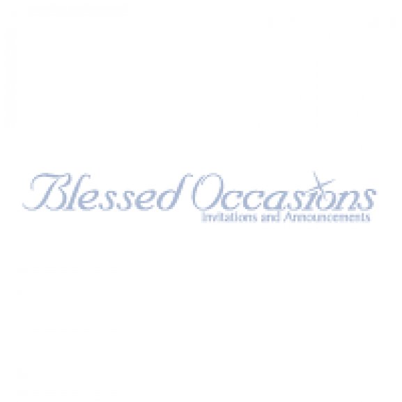 Logo of Blessed Occasions