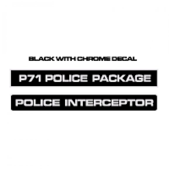 Logo of Police Interceptor Decals