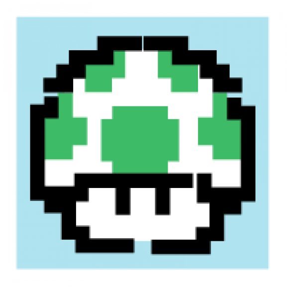 Logo of 1-up mushroom