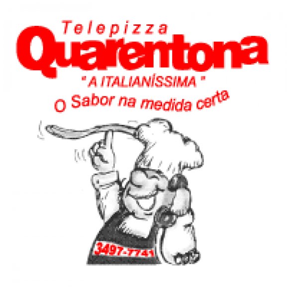 Logo of Pizzaria Quarentona