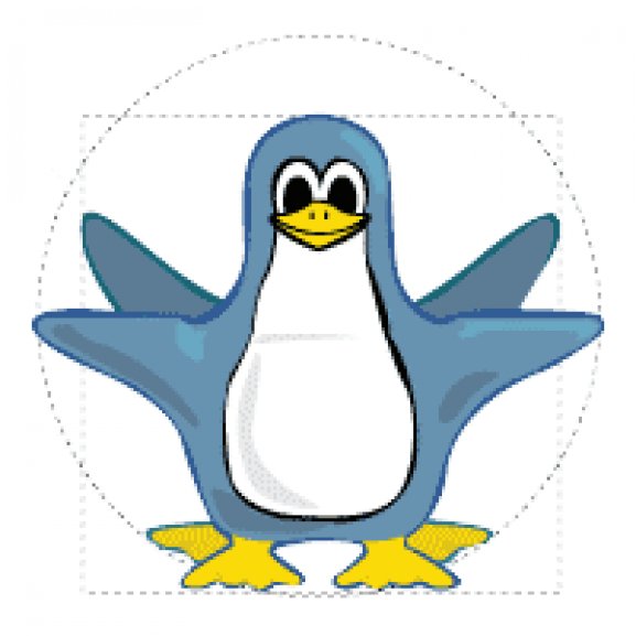 Logo of Knoppix Tux