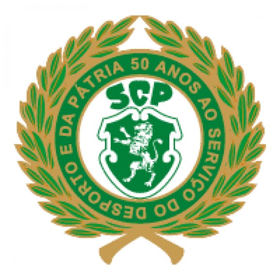 Logo of Sporting Clube de Portugal - 50 years anniversary logo