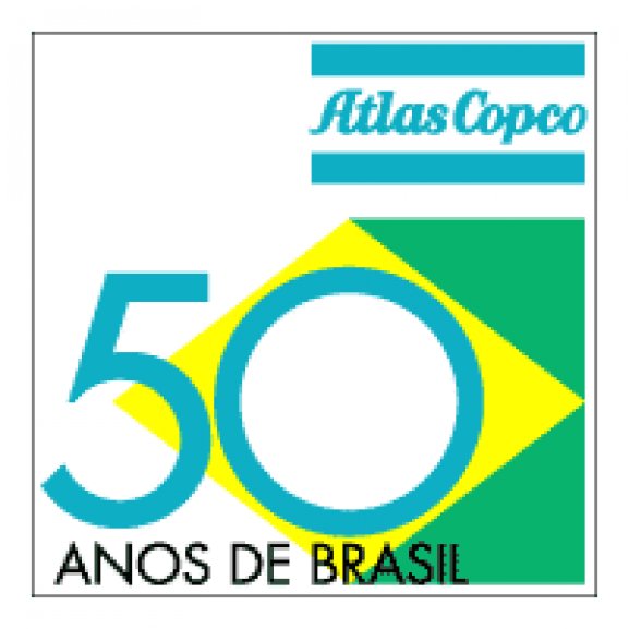 Logo of Atlas Copco 50 Anos de Brasil