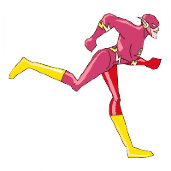 Logo of the flash justice league unlimited