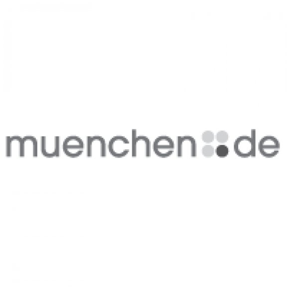 Logo of Muenchen.de (grayscale)