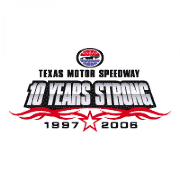 Logo of Texas Motor Speedwaym - 10 YR