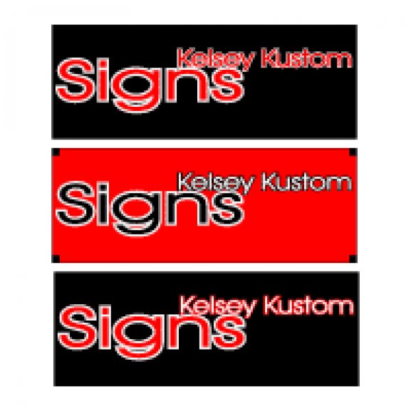 Logo of Kelsey Kustom Signs