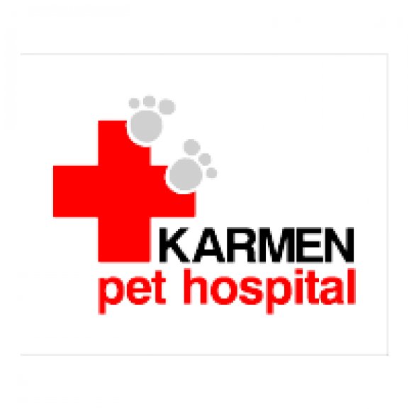 Logo of karmen pet hospital