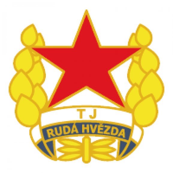 Logo of TJ Ruda Hvezda Brno (logo of 50's - 60's)