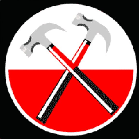Logo of Pink Floyd. Hammers logo from The Wall