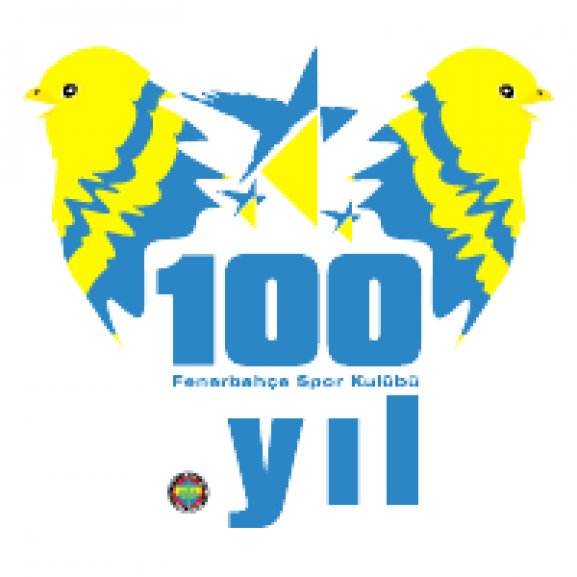 Logo of fenerbahce 100