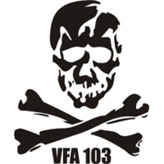 Logo of VFA 103 Skull Squadron