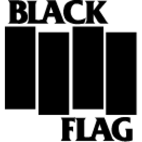 Logo of black flag band logo