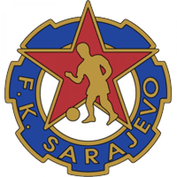 Logo of FK Sarajevo (old logo of 60&#039;s - early 70&#039;s)