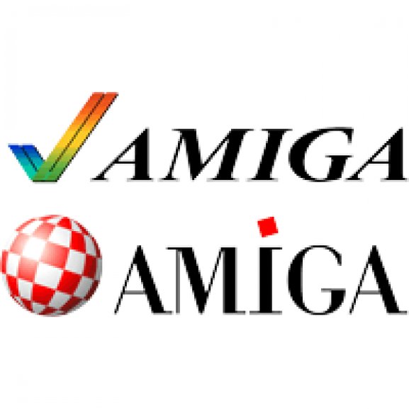 Logo of Commodore Amiga &amp; Amiga Inc