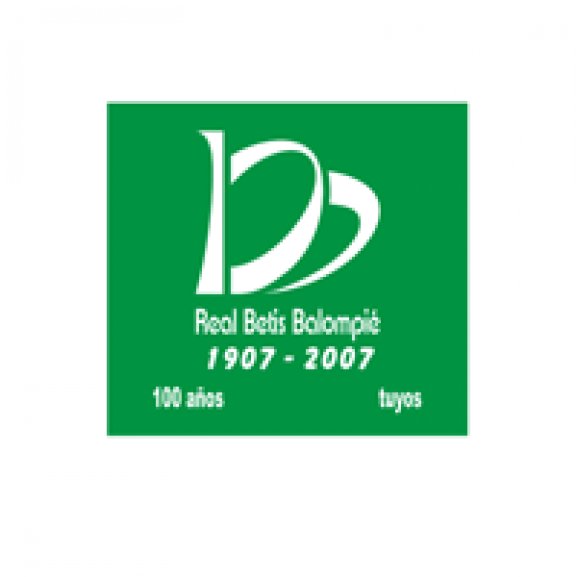 Logo of Betis 100 Aniversario - Verde fondo