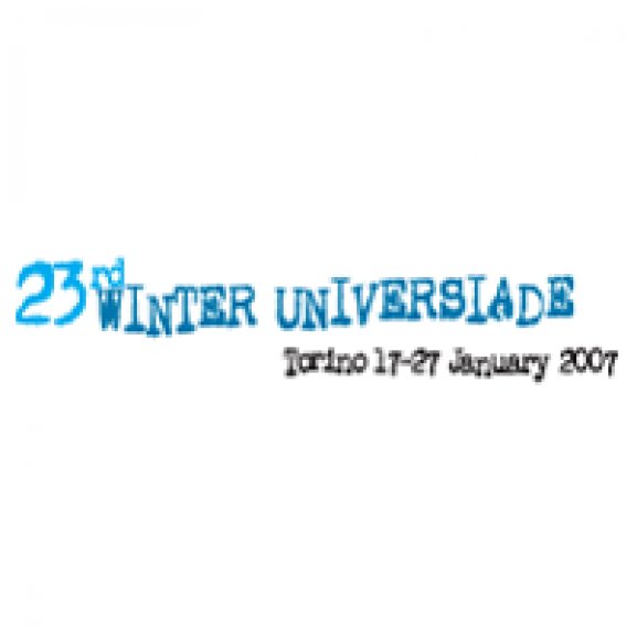 Logo of 23rd Torino Winter Universiade 2007