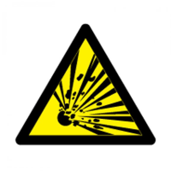 Logo of Danger - Explosive! (colour)