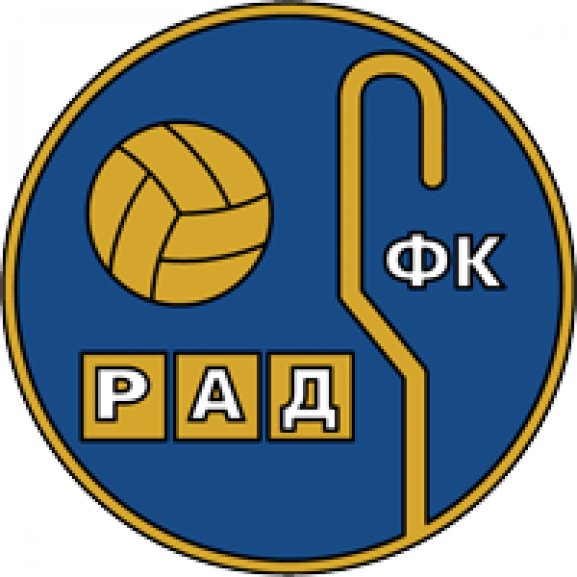 Logo of FK Rad Beograd (old logo of 70&#039;s - 80&#039;s)