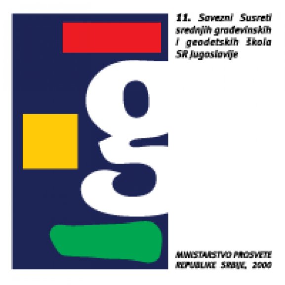 Logo of 11 Susreti gradjevinskih skola, 2000