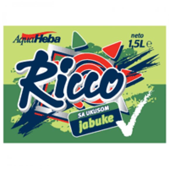 Logo of AquaHeba, Ricco, apple