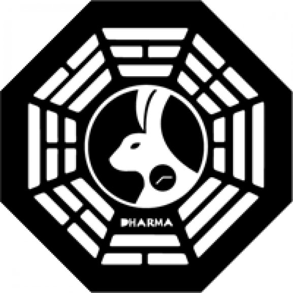 Logo of The DHARMA initiative  - Looking Glass Station