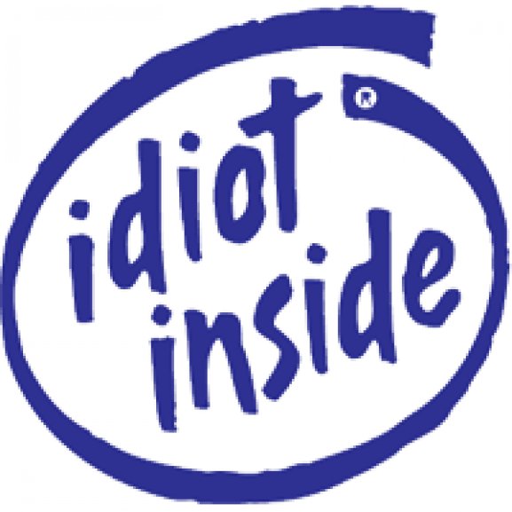 Logo of idiot inside