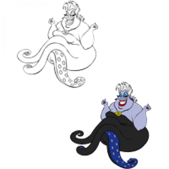 Logo of The little mermaid - Ursula