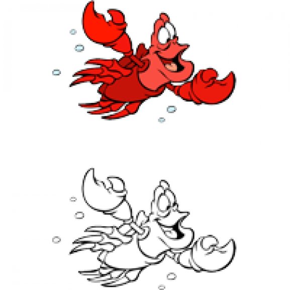 Logo of The little mermaid - Sebastian