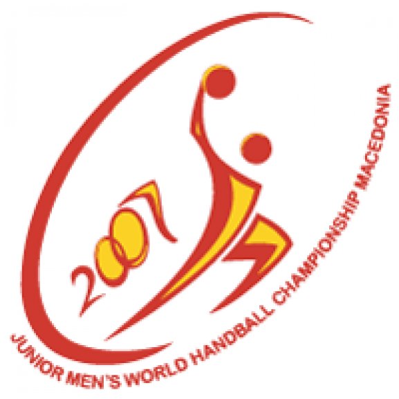 Logo of Junior Men&#039;s World Handball Championships Macedonia 2007