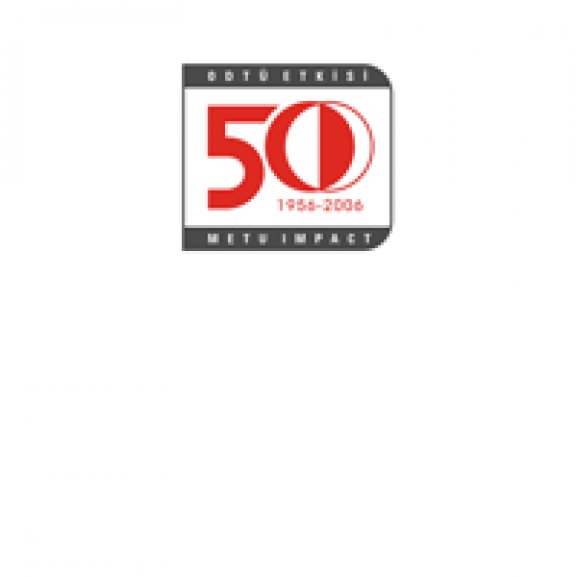 Logo of ODTU 50. yil, METU