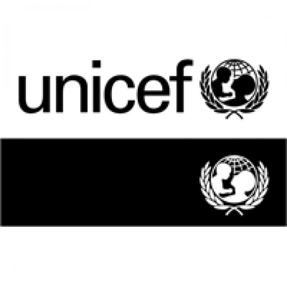 Logo of UNICEF black