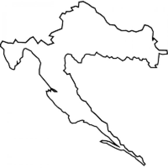 Logo of croatia map