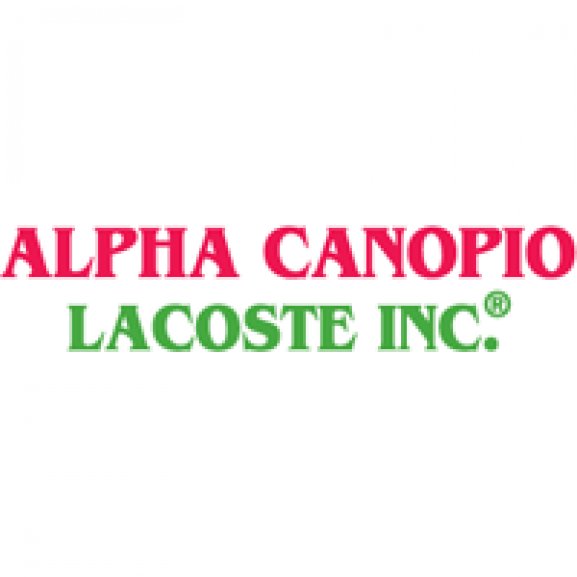 Logo of alpha lacoste