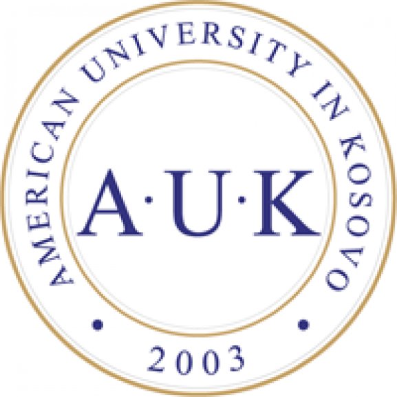 Logo of American University in Kosovo