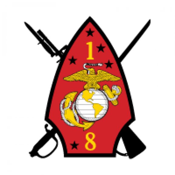 Logo of 1st Battalion 8th Marine Regiment USMC