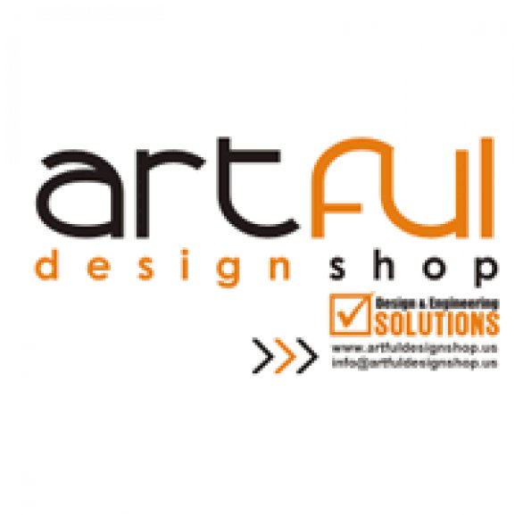 Logo of artful >>> design shop