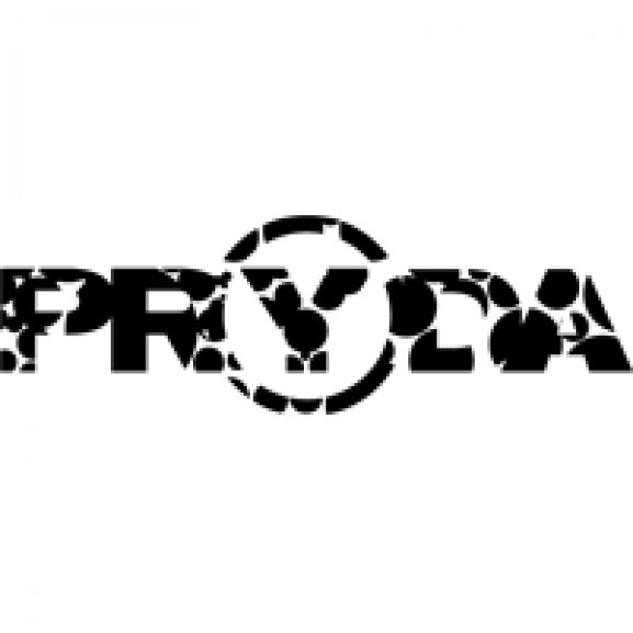 Logo of Pryda 3 (bubbled B&amp;W version)
