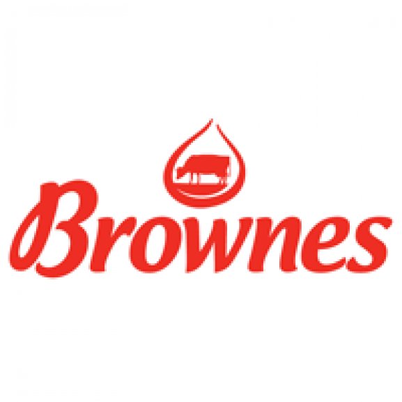 Logo of brownes milk - RED