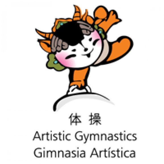 Logo of Mascota Pekin 2008 (Mod. Gimnasia Artistica) - Beijing 2008 Mascot (Mod. Artistic Gymnastic)