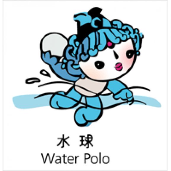 Logo of Beijing 2008 Mascota_Water polo