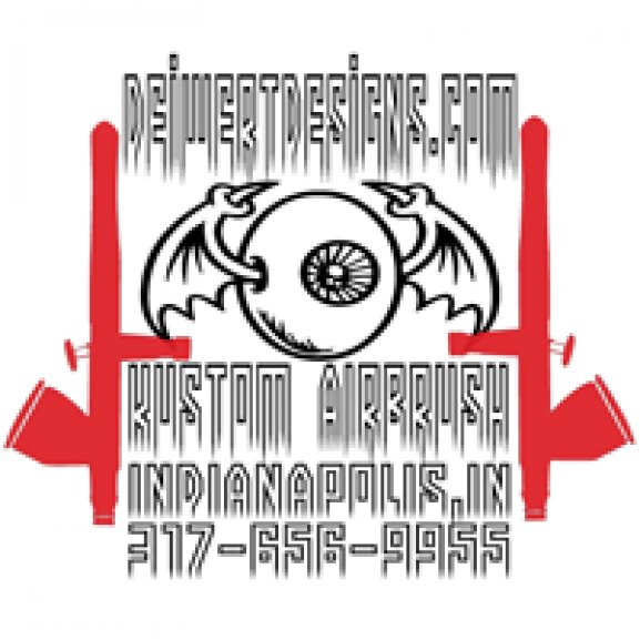 Logo of Deiwert Designs Kustom Airbrush